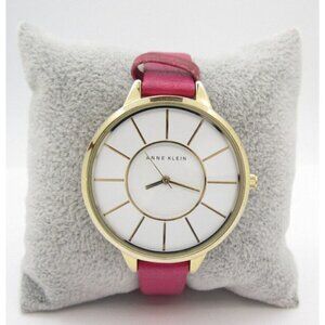 Women Anne Klein Quartz WR Analog 40mm Dial Causal Round Watch (G64)